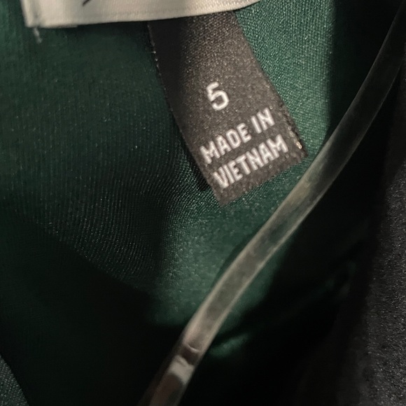 Prom caviar beaded crisscross mini skater dress size 5 - Picture 8 of 9